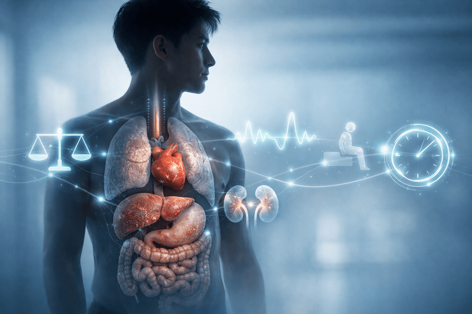 childhood factors organ aging